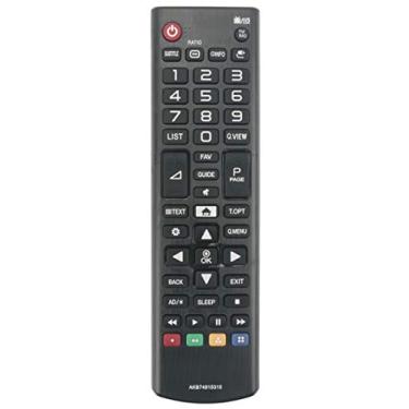 Imagem de AKB74915310 Ajuste remoto substituído para LG LED LCD TV 43LH571V-TE 43LH571T-TE 43LH571Y-TE 43LH570T-TD 43LH570Y-TD 43LH590V-TD 43LH590T-TD 43LH590Y-Y-Y-Y-TD 43L H576T-TD 43LH595T-TD 49LH571V-TE 49LH571T-TE