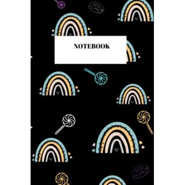Imagem de Rainbow Pie Composition Notebook:: Journal , Picture Space, Lined Black White Paper, Color Rainbow Series For Girls, Cutie Kindergarten, Journal