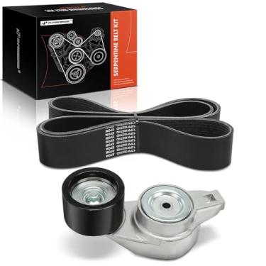 Imagem de A-Premium Kit de transmissão de correia serpentina do motor compatível com Volvo VNL 2007-2017 12,8L, VNM 2007-2017 12,8L e Mack CXU 2008-2014/2016-2017 12,8L