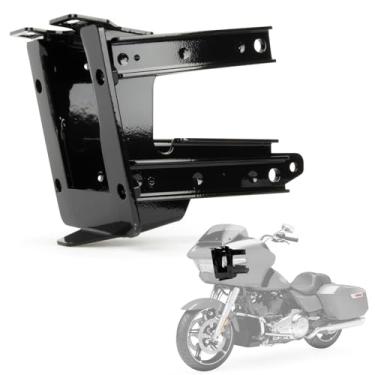 Imagem de psler Suporte de Carenagem Interna Frontal para Road Glide Fltr- Kit de Suporte de Carenagem de Motocicleta Raquetes de Montagem de Carenagem Kit de Carenagem Frontal para Touring (15 Depois, Preto)