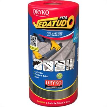 Imagem de Fita Multiuso Dryko Vedatudo Aluminio 30Cm X 10M