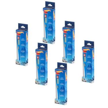 Imagem de Kit c/6 Termometro Clinico Digital HotWheels Multilaser HC203