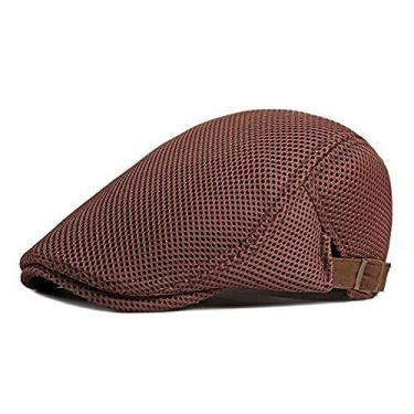 Imagem de Boina Italiana Estilosa de Malha Respirável Masculina e Feminina Moda 