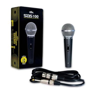 Imagem de Microfone com fio santo angelo sas100 dinamico cardioide