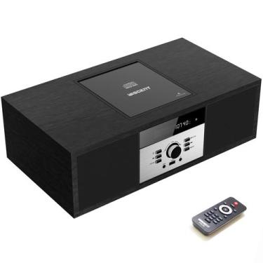 Imagem de Sistema de Som Estéreo Bluetooth WISCENT Vintage - Micro HiFi com CD P