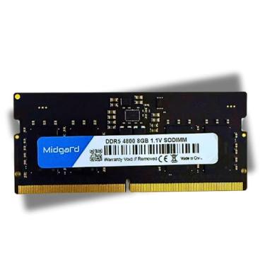 Imagem de Memoria Midgard 8GB (1X8GB) DDR5 SODIMM 4800MHZ CL40 1,1V Para Notebook Laptop