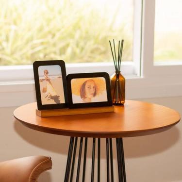 Imagem de Porta Retrato 10x15cm Flat Duplo - Ipê - Geguton