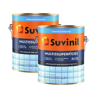 Imagem de Tinta Esmalte Multissuperfícies Branco 3,6L C/ 2 UN Suvinil - 000205