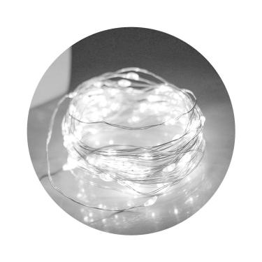 Imagem de Pisca Led Rolha Garrafa Fio Fada 20L 2 Metros Bateria