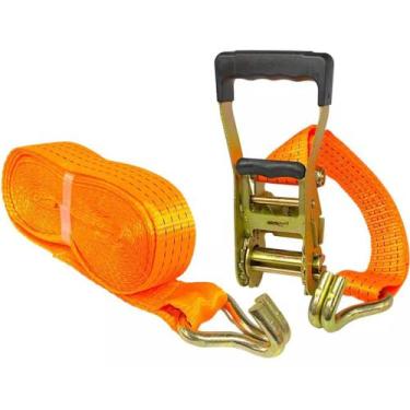 Imagem de Cinta Catraca Amarrar Carga Fita 50mm 4 Toneladas 10 Metros - New, 4 t