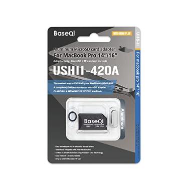 Imagem de Generic Adaptador Microsd Baseqi Uhs-Ii De Alumínio Para Macbook Pro M1 14 E 16" 2021 (Adaptador Com Conector Hdmi Dust Plug, Prateado)