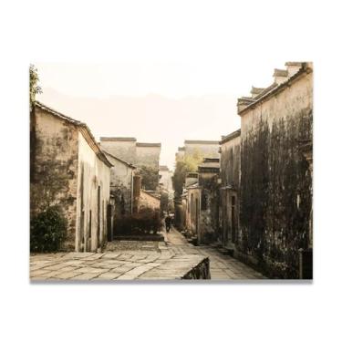 Imagem de Arte de parede em tela country linda impressão estilo country impressão moderna paisagem imagem pôster pintura de parede decoração de casa 65 x 50 cm