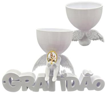 Imagem de Anjo Imagem Decoração Oração Nossa Senhora da Esperança 3D - Point da 