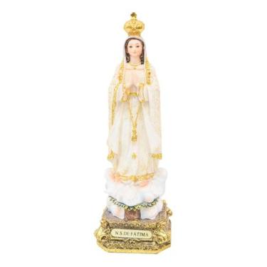 Imagem de Imagem Resina Estátua Nossa Senhora De Fátima - 22cm - Tasco