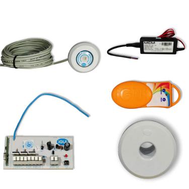 Imagem de Kit Iluminação em Led para Piscinas iGUiLux Color RGB com 1 Refletor - Colorido