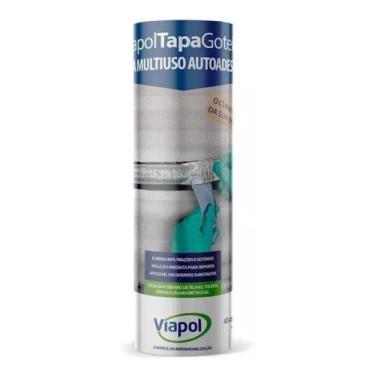 Imagem de Manta Adesiva Rolo 94Cm x 10Mt x 1MM Tapa Goteira Viapol - 01612