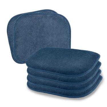 Imagem de SWEMSTAR Almofadas de cadeira - Almofadas de cadeira de jantar de cozinha, almofada de assento de espuma para cadeiras, almofadas de banco de bar antiderrapante