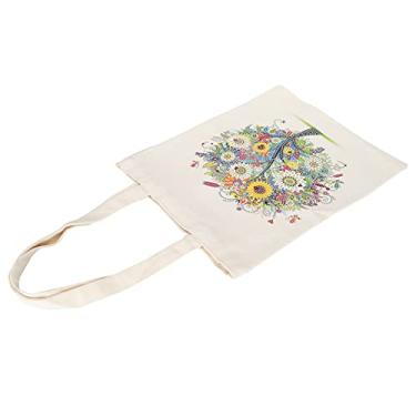 Imagem de Yctze Yctze Diy Painting Bag Com - Kit Completo para Criação de Bolsa Elegante - Bolsa de Ombro Versátil para Compras e Uso Diário (BB002)