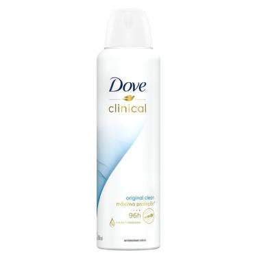 Imagem de Desodorante Antitranspirante Aerosol Dove Clinical Original Clean 150ml