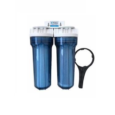 Imagem de Filtro de água Duplo - Transparente - Baixo de Pia - Filtre Filtros