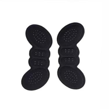 Imagem de Par Protetor Calcanhar，3 Cores(preto)