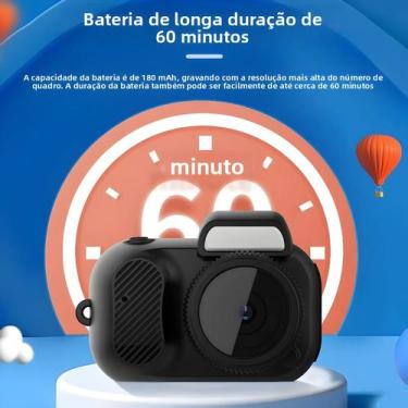 Imagem de Mini Câmera USB 1080P Y3000 Portátil De Bolso DV Com Tela De 0.96" Gra