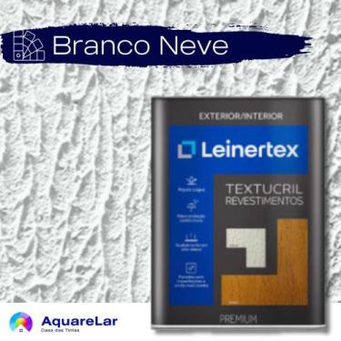 Imagem de Textura Textucril Leinertex 23Kg, BRANCO NEVE