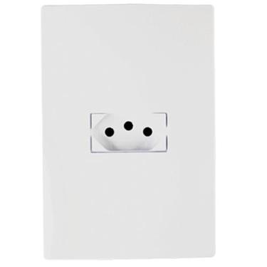 Imagem de Conjunto 1 Tomada 10A 2P+T 4X2 Branco I9 94140 Ilumi