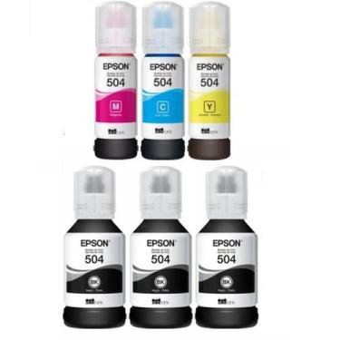 Imagem de Kit 6 Refil T504 L6161 L4150 L4160 L6191 L6171 RF-106 - TANK