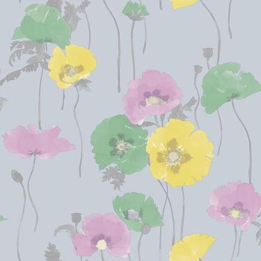 Imagem de Papel De Parede A Maze Flores Coloridas Am22705 - Rolo 10m X 0,53m