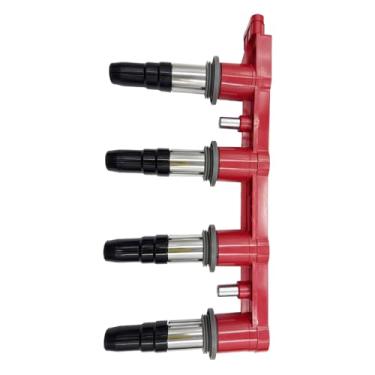 Imagem de N51WSTAR Conjunto de 1 pacote de bobina de ignição compatível com Chevrolet Cruze 1.8L 2011-2015 borracha cinza sem módulo de ignição substituição para 55570160 96476979 UF850 55585539 CE01840-11B1