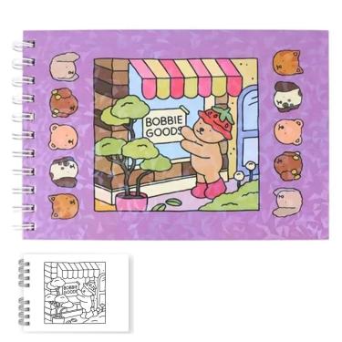 Imagem de Livrinho de Colorir Pintar Livro Caderno Desenho Urso Ursinho Pintura Arte Diversao Lazer Relaxante Entretenimento