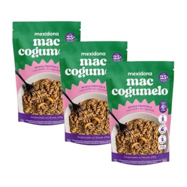 Imagem de 3X MACARRÃO PROTEICO SEM GLÚTEN MAC COGUMELO 100G