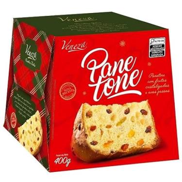 Imagem de Panetone de Frutas Cristalizadas e Uvas Passas 400g - Veneza