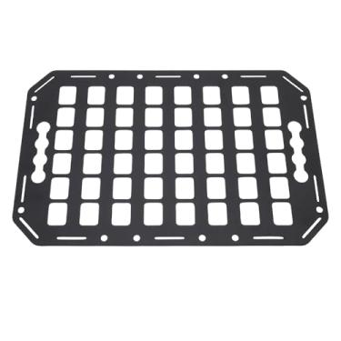 Imagem de Fockety Painel Molle CAMA Dianteiro, 432x273x2mm CAMA Lateral L Painel Molle de Pista, de Painel de Caminhão de Alumínio Organizador Traseiro do Carro para Sedan SUV Pickup Van RV