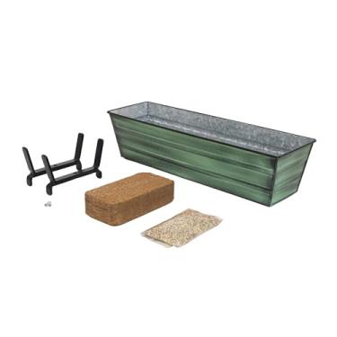 Imagem de Kit de cultivo de jardim Bloom Box, verde pequeno com suportes para grades de 2 x 6