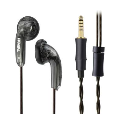 Imagem de FAAEAL Fone de ouvido Snow-Lotus versão SPC, 64ohms equilibrado natural suave ricos detalhes vocais música fones de ouvido de cabeça plana, 15,4 mm diafragma PET dinâmico IEM, 3,5 mm/4,4 mm fone de