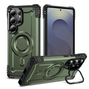 Imagem de Capa de telefone Auiaphy para Samsung Galaxy S25 Ultra 6.8" Verde