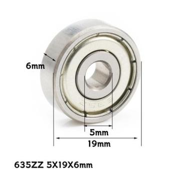 Imagem de Rolamentos De Esferas Miniatura MR85ZZ 10 Peças 5X8X2.5mm L-850ZZ Para