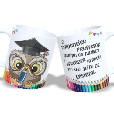 Imagem de Caneca Profissão Professor Professora | Cerâmica | Presente Dia dos Professores m7
