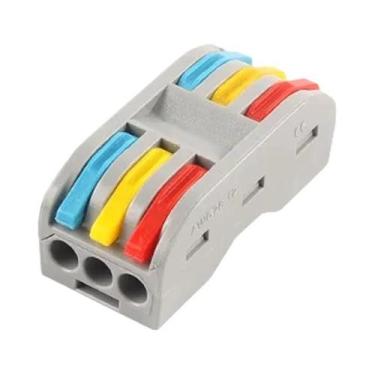 Imagem de Conector Rápido Universal 5PCS Bloco Terminal Elétrico Push-in Para Co
