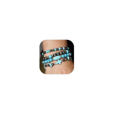 Imagem de Long tiantian Navajo Pearls Jewelry Navajo Pearl Beads Pulseira para Mulheres Turquesa Western Pulseiras para Mulheres Moderno 2025, Miçangas, Sem Pedra Preciosa