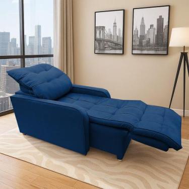 Imagem de Poltrona Retratil Reclinavel Rodape Regulavel Amamentação Azera - B Ho