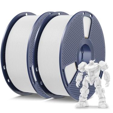 Imagem de SUNLU Pacote de filamento PETG de 1,75 mm, menos amarração e boa camada de aderência, filamento de impressora 3D, embalado individualmente a vácuo, 2 kg no total, 1 kg por carretel, pacote com 2 PETG