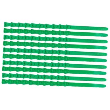 Imagem de Bothyi 100 peças numeradas faixas de perna de frango etiquetas de frango cor brilhante versáteis reutilizáveis ​​anéis de pé de aves para pombos patos, Verde