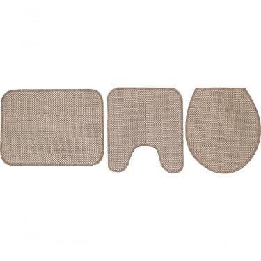 Imagem de Jogo De Banheiro Artesanal Look Lirio Da Paz-a Com 3 Pecas