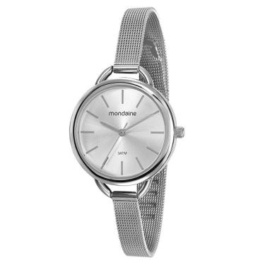 Imagem de Relógio MONDAINE feminino prata metal 53612LOMVNE2