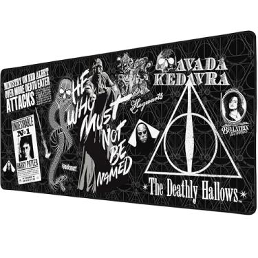 Imagem de SUBSONIC - Tapete de mouse Harry Potter XXL 900 x 400 mm - Tapete de mesa com base antiderrapante, mouse pad para jogos - Oficialmente licenciado