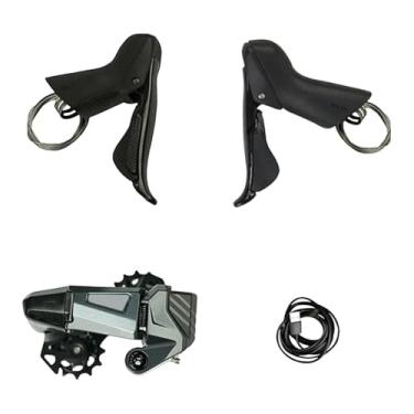 Imagem de UGPLM Alavanca de mudança de marchas, acessório de manutenção, substituição e reparo, alavancas de freio de bicicleta, câmbio profissional, Rim Brakes L