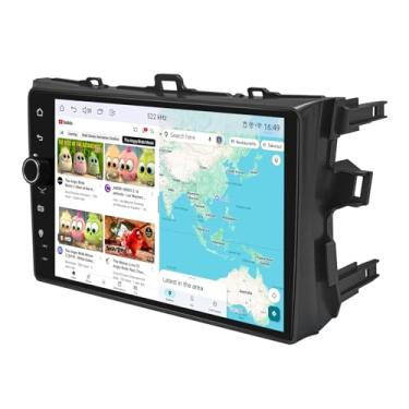 Imagem de JOYING Rádio automotivo para Toyota Corolla 2008-2013, Android 13, estéreo, tela sensível ao toque de 9 polegadas 4 GB + 64 GB com Carplay e Android Auto, link espelhado, navegação GPS, Bluetooth